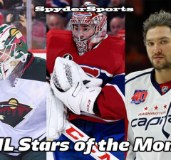 NHL Stars of the Month - February, 2015